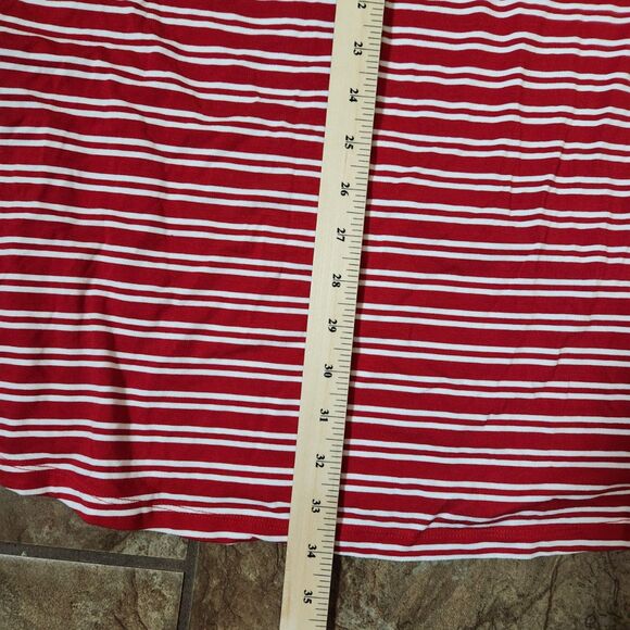 Time and Tru Red Striped Dress – Women’s Medium (8–10), New with Tags - Picture 4 of 5